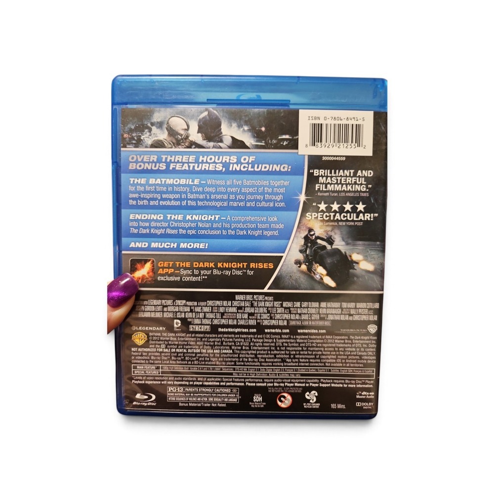 The Dark Knight Rises Blu-ray Batman DC Comics Chris Nolan Movie Art Cards 0433 - Picture 2 of 4